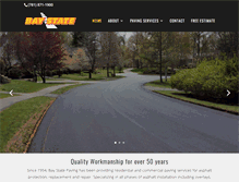 Tablet Screenshot of baystatepaving.com